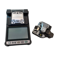 Used fusion splicer, 41S+, 649 splices, manufactured in 2023, includes CT-50 Cleaver, Fujikura