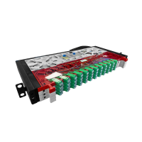 Patch panel ODF, right, 96-way, SM, LC/APC, 1HE