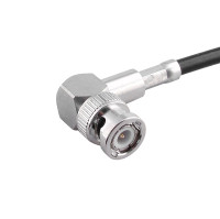 Connector, right-angle, 50 Ohm, BNC/male, Huber+Suhner (16 BNC-50-4-16/133NH)