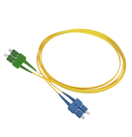 Patch cable duplex SM, SC/APC-SC/PC, 1.8mm, 5m
