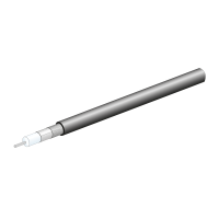Coaxial cable, 50 Ohm, Spuma_240-RS-FR, black, Huber+Suhner