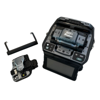 Used fusion splicer, 90S+, 8,870 splices, manufactured in 2022, includes CT-50 Cleaver, Fujikura