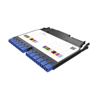 IANOS splice module, SM, 12x LC/PC duplex, 24x pigtail, TIA, heatshrink