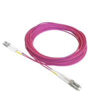 Patch cable duplex OM4, LC/PC-LC/PC, 1.8mm, 12m