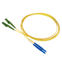 Patch cable duplex SM, E2000/APC-LC/PC, 2.0mm, 6m, Huber+Suhner
