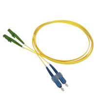 Patch cable duplex SM, E2000/APC-SC/PC, 2.0mm, 6m
