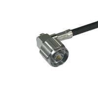 Connector, right-angle, 50 Ohm, N/male, Huber+Suhner (16 N-50-4-115/133UH)