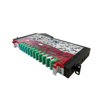 Patch panel ODF, left, 96-way, SM, LC/APC, 1HE