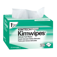 Cleansing wipes, Kimwipes, box of 286pcs.