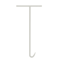 Manhole cover hook, T-handle, 80cm
