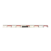 Ruler, 1m, white
