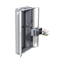 LISA rack, CDR 900, 47HE, perforated door left and right, black