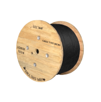 Microduct cable, 144-way, SM, G.657A1, 200um, 7.6mm, black