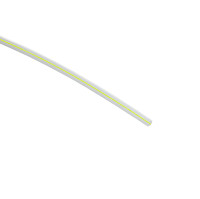 HDPE led tube, 10/8mm, transparent with yellow stripe