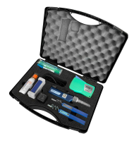 Fiberglass cleaning and inspection case complete