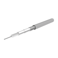 Coax cable, 50 Ohm, Eacon 4C, white, Huber+Suhner