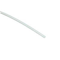 HDPE led tube, 10/8mm, transparent with white stripe