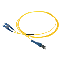 Patch cable duplex SM, LC/PC(uni)-SC/PC, 2.0mm, 7m