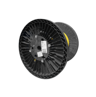 Optipack indoor cable, LSZH, CPR B2ca, 24-way, 2x12F, SM, G.657A2, 250um, 6.6mm, yellow, Huber+Suhner