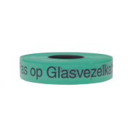 Warning ribbon fiberglass, 40x0.11mm, roll 250m, turquoise