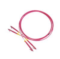 Patch cable duplex OM4, LC/PC-LC/PC, 1.8mm, 2.5m