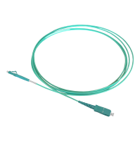 Patch cable easy-strip simplex, OM3, LC/PC-SC/PC, 2mm, 10m, for use with pre-/aspan reel
