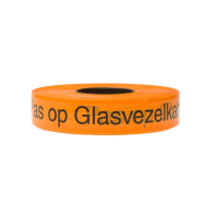 Warning ribbon fiberglass, 40x0.11mm, roll 250m, orange