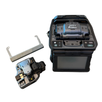 Used fusion splicer, 90S+, 12,359 splices, manufactured in 2023, includes CT-50 Cleaver, Fujikura