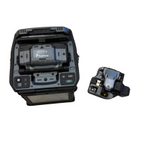 Used fusion splicer, 90S+, 1,133 splices, manufactured in 2022, includes CT-50 Cleaver, Fujikura