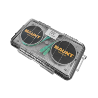 OTDR launch cable reel, 2x 200m, OM3, SC/PC-LC/PC, SC/PC-SC/PC, 2.0mm, 5m