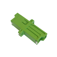 Adapter, simplex, SM, E2000/APC with flange