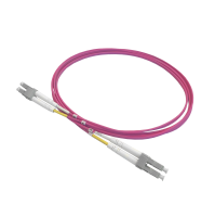 Patch cable duplex OM4, LC/PC-LC/PC, 1.8mm, 8m