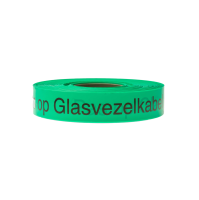 Warning tape fiberglass, 40x0.11mm, roll 250m, green