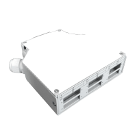 DIN Rail, 6-way, SC duplex adapters