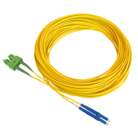 Patch cable duplex SM, LC/PC-SC/APC, 1.8mm, 25m