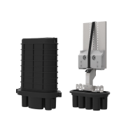 Fiber optic enclosure GRP 2x 96v + 2x 48v (total 144 splices), Optotec