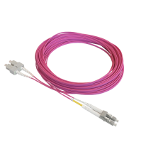 Patch cable duplex OM4, LC/PC-SC/PC, 1.8mm, 19m