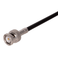 Connector, straight, 50 Ohm, BNC/male, Huber+Suhner (11 BNC-50-4-29/133NE)