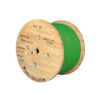DAC cable indoor/outdoor, D-DAC, LSZH, CPR Dca, 2-way, SM, G.657A1, 250um, 6.1mm, green (Delta Fiber NL)
