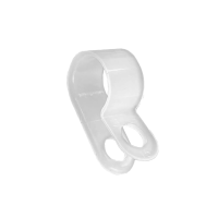 P-clip bracket, 3/8 inch, clip thickness 1.4mm, transparent, bag 100pcs