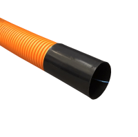 PE flex pipe, 110mm, roll 50m, orange