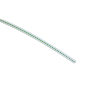 HDPE led tube, 10/8mm, transparent with green stripe