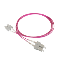 Patch cable duplex OM4, SC/PC-SC/PC, 1.8mm, 8m
