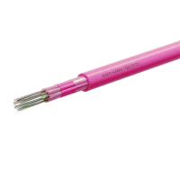 Optipack indoor cable, LSZH, CPR B2ca, 96-way, 8x12F, OM4, 250um, 9.6mm, Heather Violet, Huber+Suhner