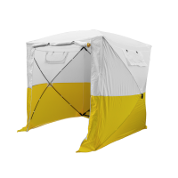 Splicing tent, yellow, 2.0 x 2.0 x 1.9 m