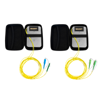 OTDR launch cable reel set, calibrated, 1x 1000m, SC/PC-LC/APC, 1x 1000m, SC/APC-SC/APC, SM, 2.0mm, 5m