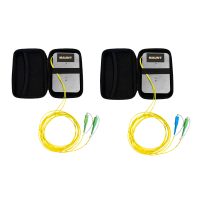 OTDR launch cable reel set, calibrated, 1x 1000m, SC/PC-SC/APC, 1x 1000m, SC/APC-SC/APC, SM, 2.0mm, 5m