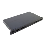Patch panel, 24 port SC simplex/LC duplex, empty, black