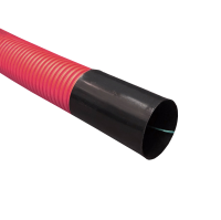 PE flex pipe, 110mm, roll 50m, red