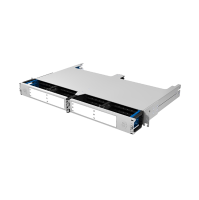 IANOS chassis, 12-gang, 1HE, gray